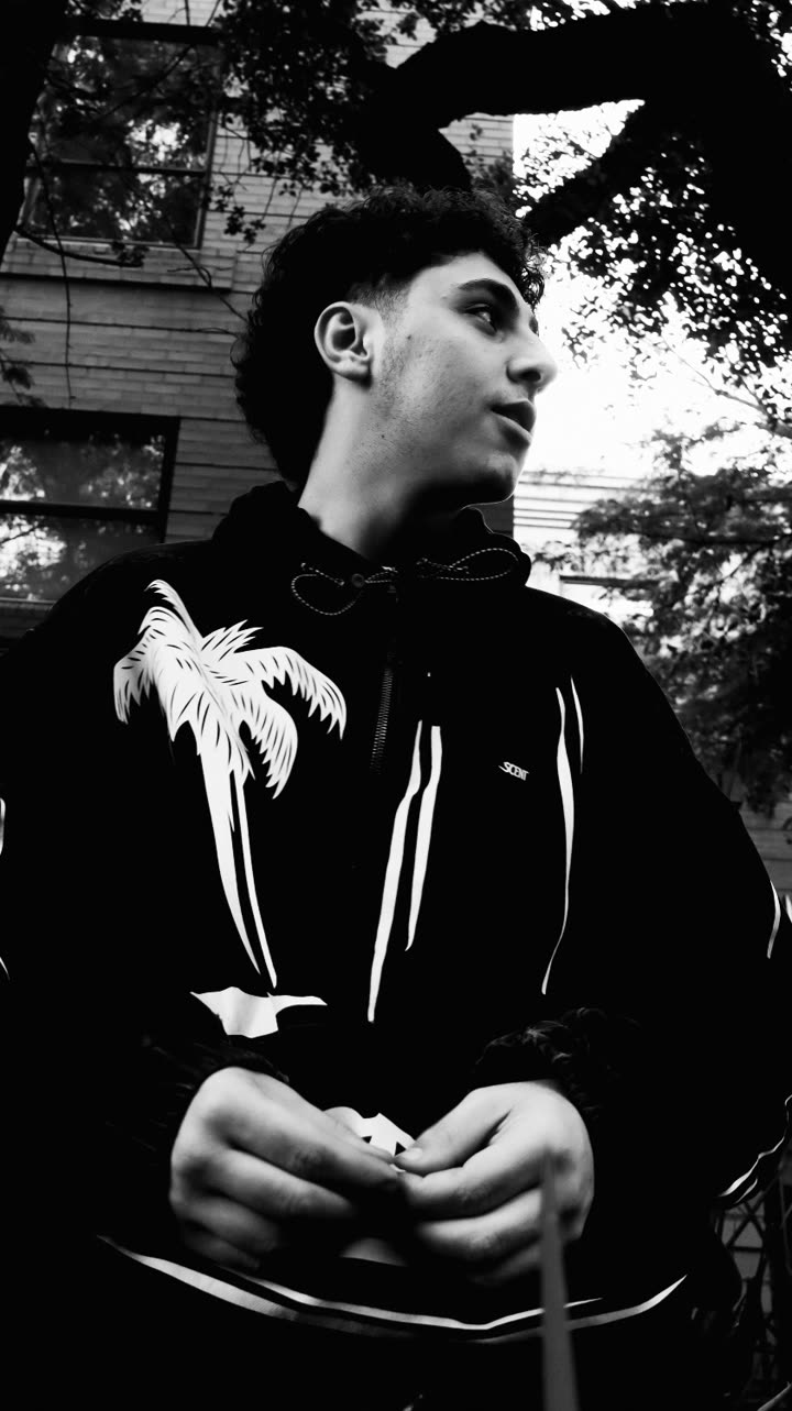 SCENT monochrome streetwear editorial